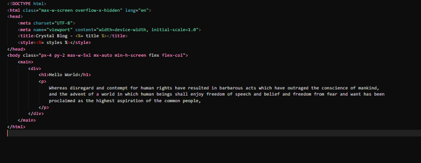an embedded crystal tag in a style tag completely destroying all syntax highlighting.